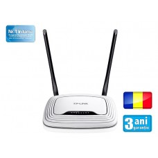 Router fără fir TP-Link TL-WR841N(RO), 300Mbps, 2 antene